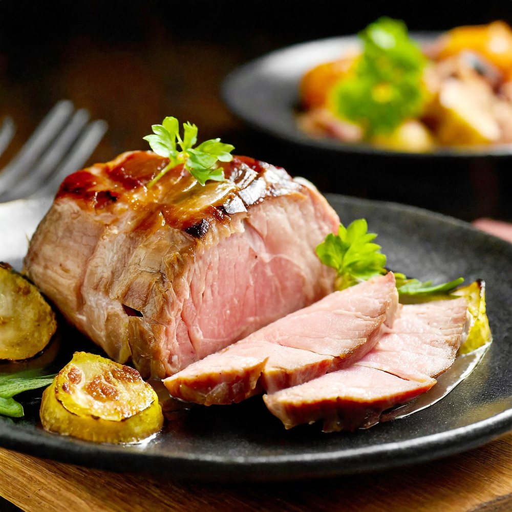ベルギー産豚肉の料理